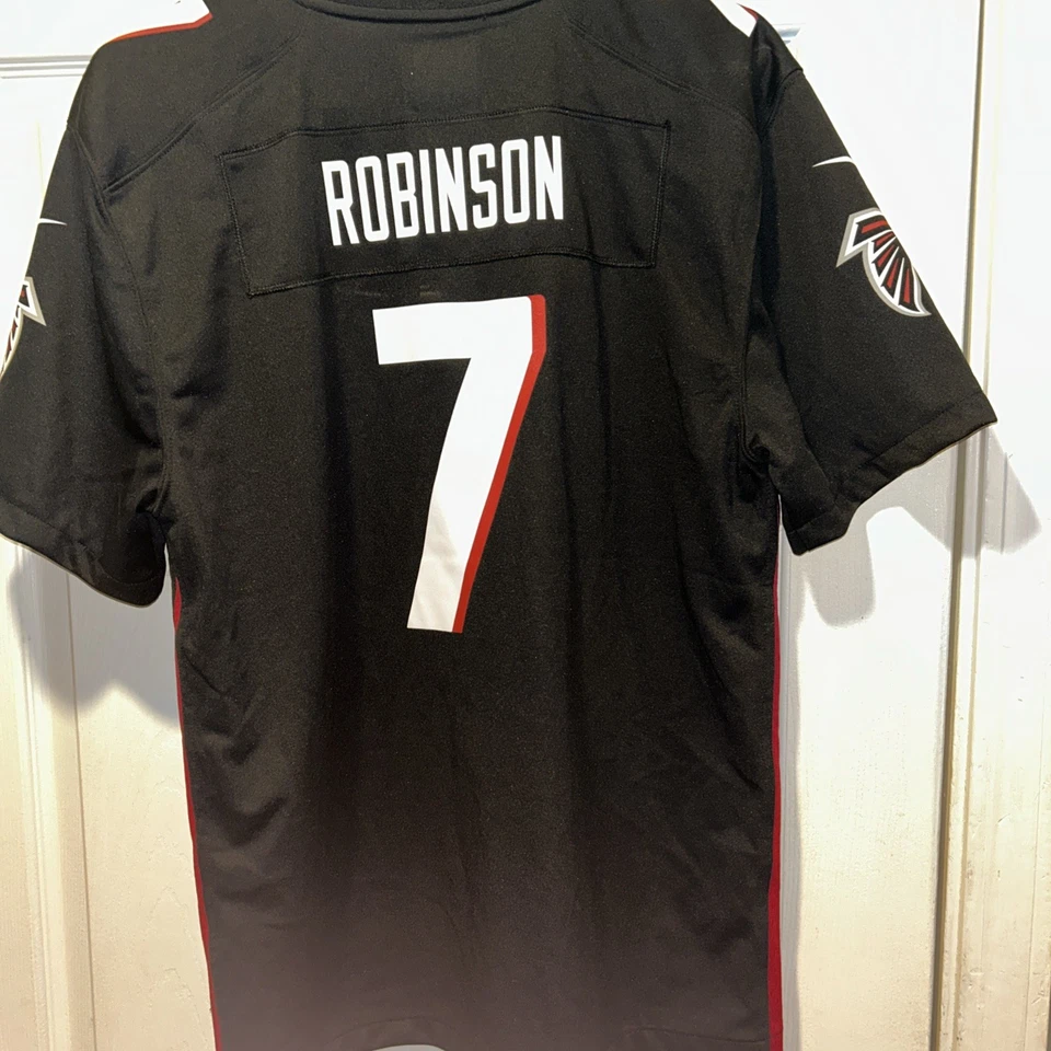 Atlanta Falcons Black Vapor Bijan Robinson #7 Jersey Youth XL Extra Large Nike! - Image 4 of 4