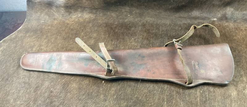 Hunter Lever Action Carbine / Rifle Brown Leather Scabbard 30" Long # 400