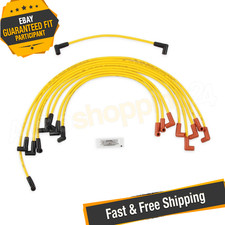 Accel 4048 8mm Yellow Spark Plug Wire Set For 1974-1988 Gm Sbc V8