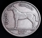 #671 - Ireland - 1941 - Half Crown - Silver - KM.16