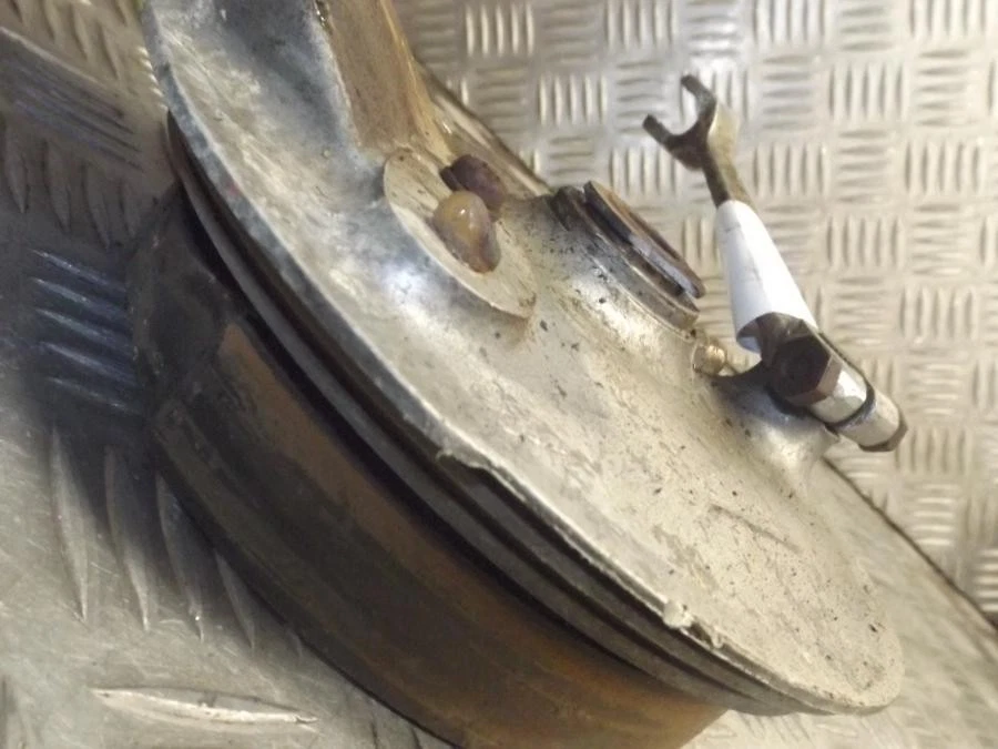 Yamaha DT1 250 1968 Early DT250 Rear Back Brake Plate  - Image 3 of 4