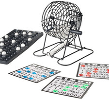 Complete Bingo Set - Deluxe Classic Carnival and Casino Game for Kids and Adults