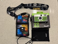 Kodak X HUF EKTAR H35N Half Frame Film Camera - Striped Silver