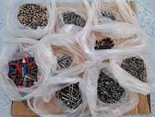 Assorted Fixings and Fasteners, Nuts, Washers, Bolts, Screws wall plugs etc