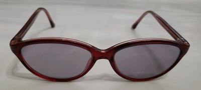 Canny Vision Margaret Eyeglasses FRAMES ONLY 53 16 140 Burgundy Clear C8