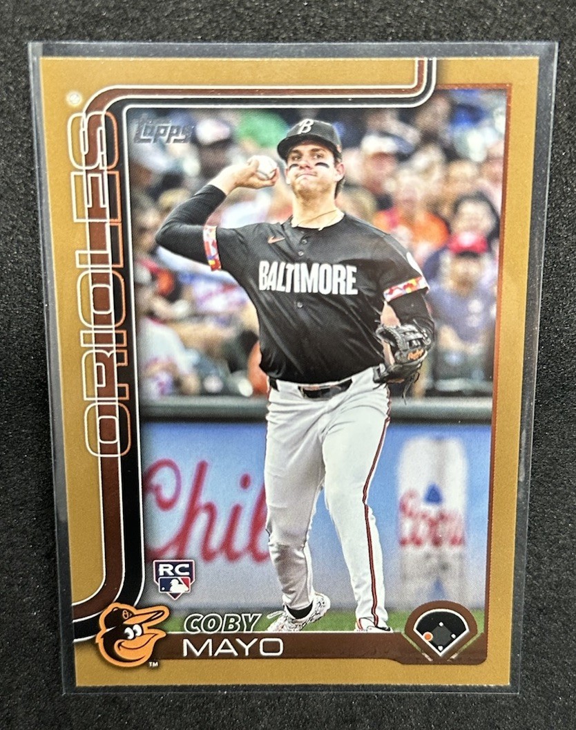 2025 Topps Series 1 - Coby Mayo #20 Gold /2025 (RC)