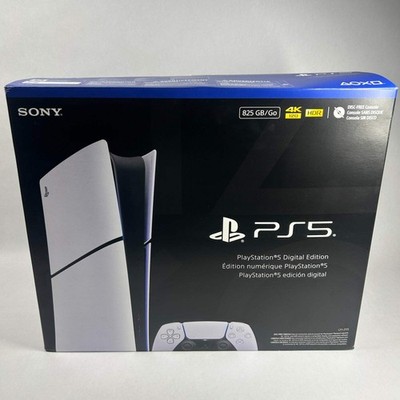 Sony PlayStation 5 Digital PS5 825GB White Console Gaming System