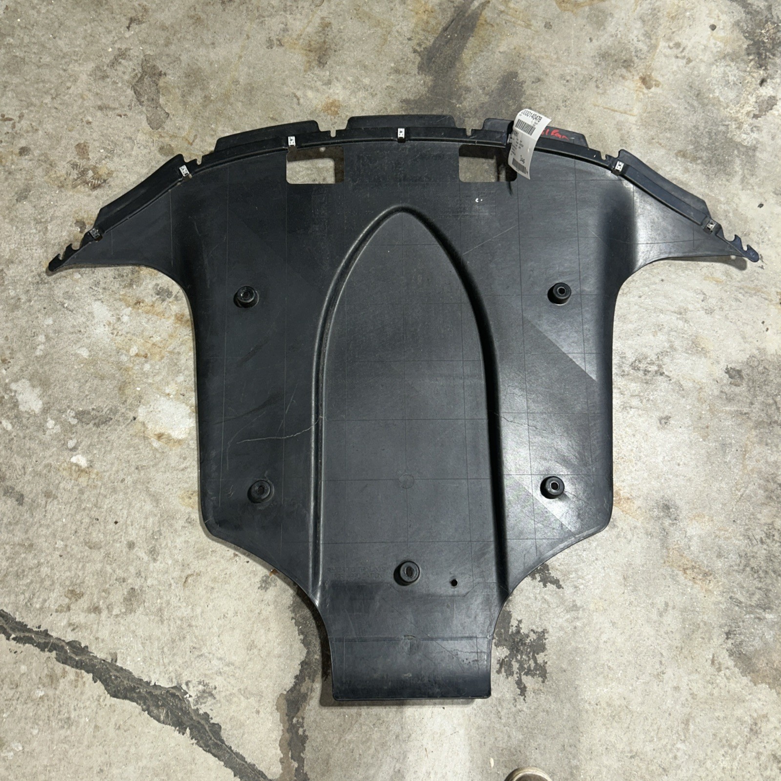 2005 BENTLEY CONTINENTAL GT REAR SPLASH GUARD SKID PLATE COUPE 3W8825507C