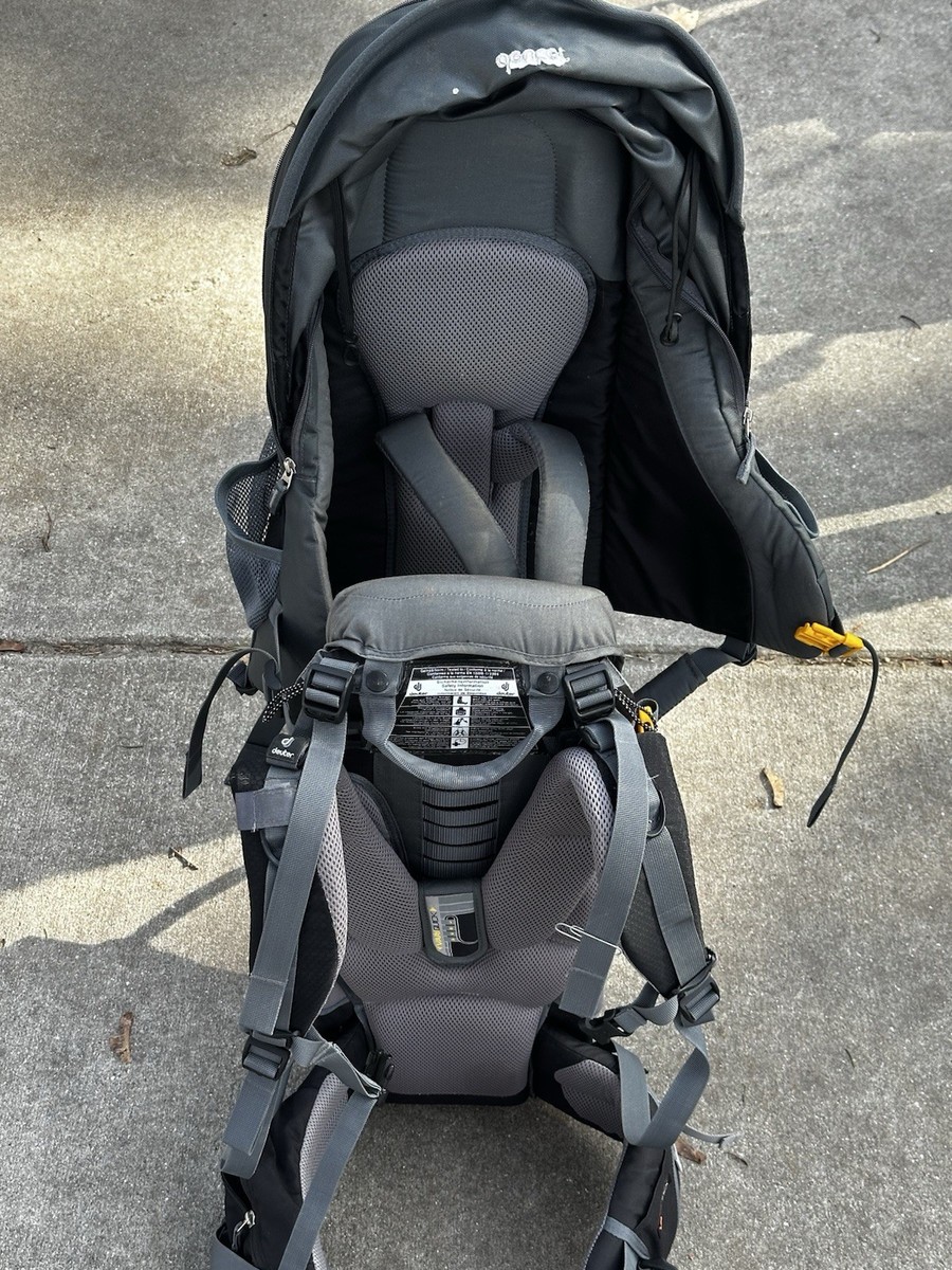 Deuter Kid Comfort 3 Hiking Backpack Child Carrier w/ Retractable