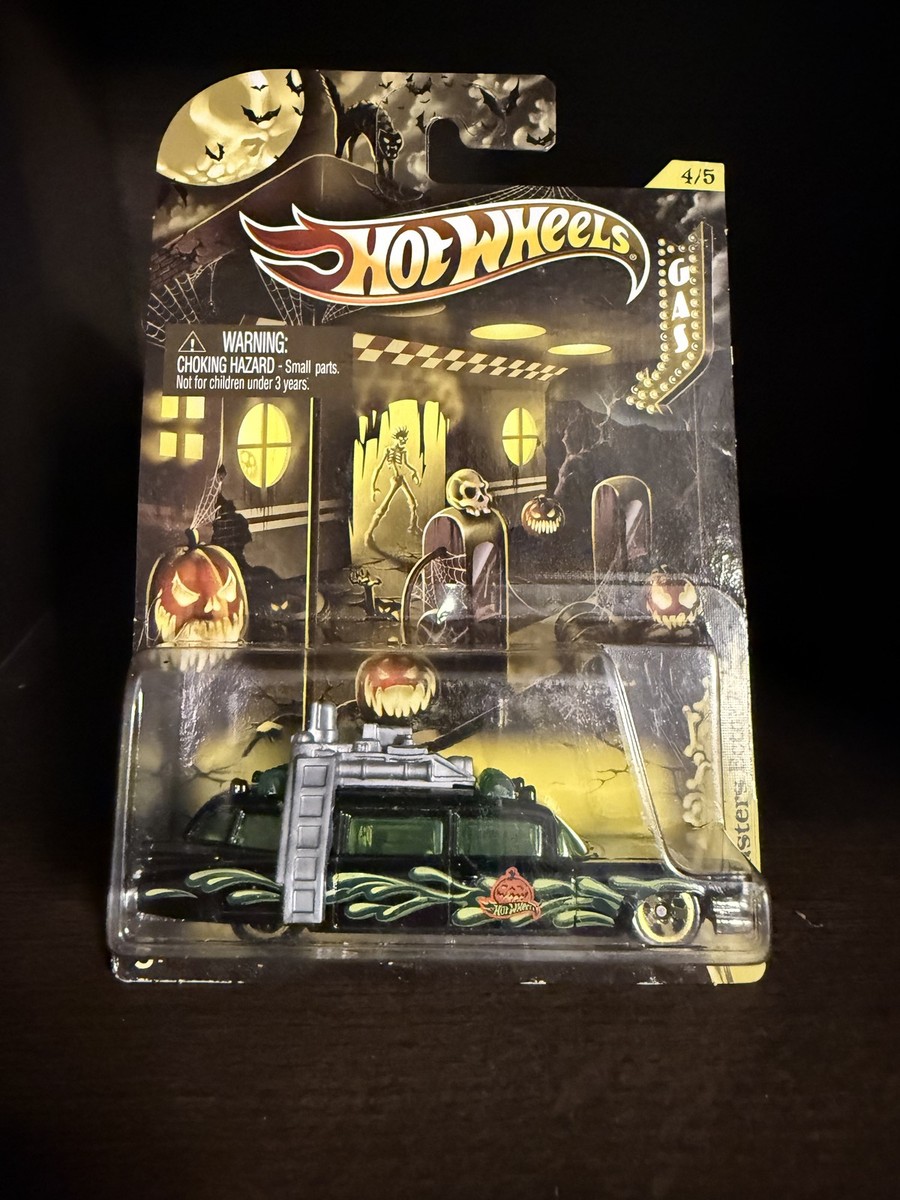 Hot Wheels Halloween Ghostbusters Ecto-1 (corner) | eBay