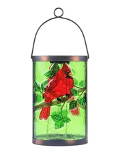 Hanging Solar Lantern Outdoor Decorative Waterproof LED Solar Cardinal Lights...