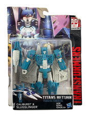 Transformers Titans Return Caliburst & Slugslinger Deluxe Class Action Figures