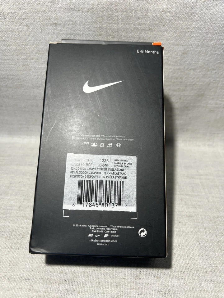 Nike Newborn Infant Booties 0-6 Months Soccer NIB - Image 3 of 4