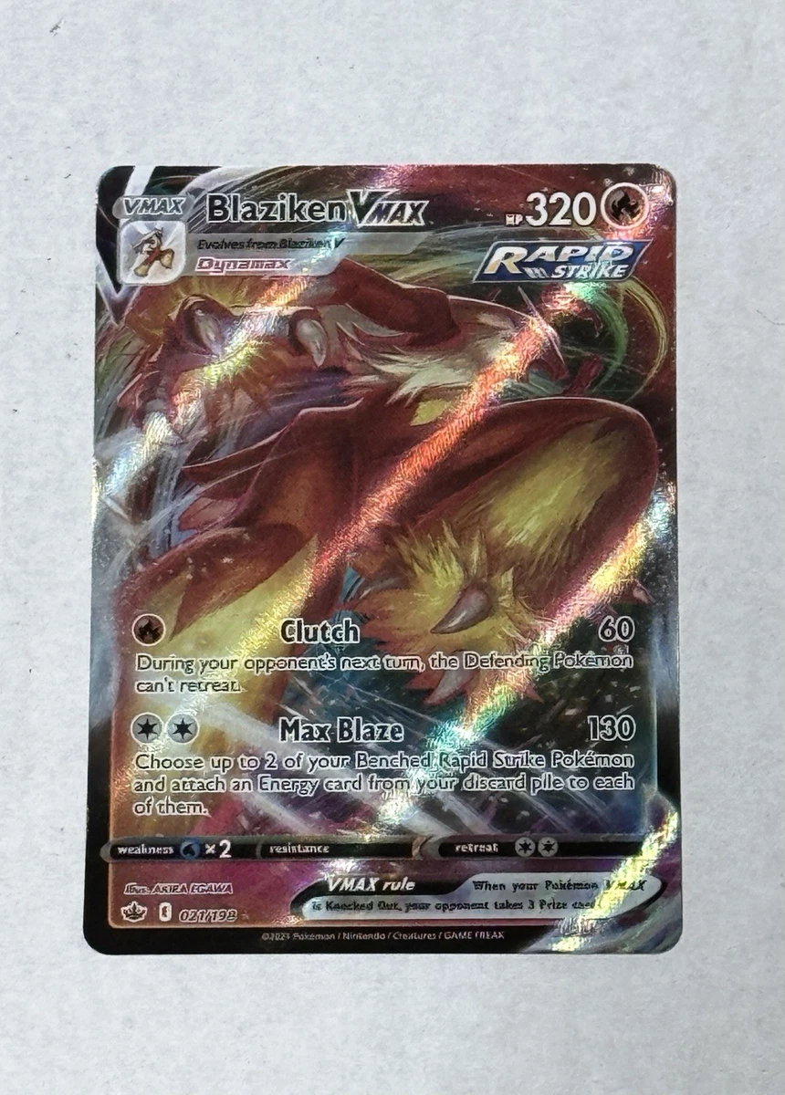 Blaziken VMAX 021/198 Swsh06: Sword & Shield - Chilling Reign for