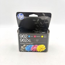 HP 962 / 962XL Ink Cartridges 4-Pack Combo - Black Cyan Magenta Yellow - 2028