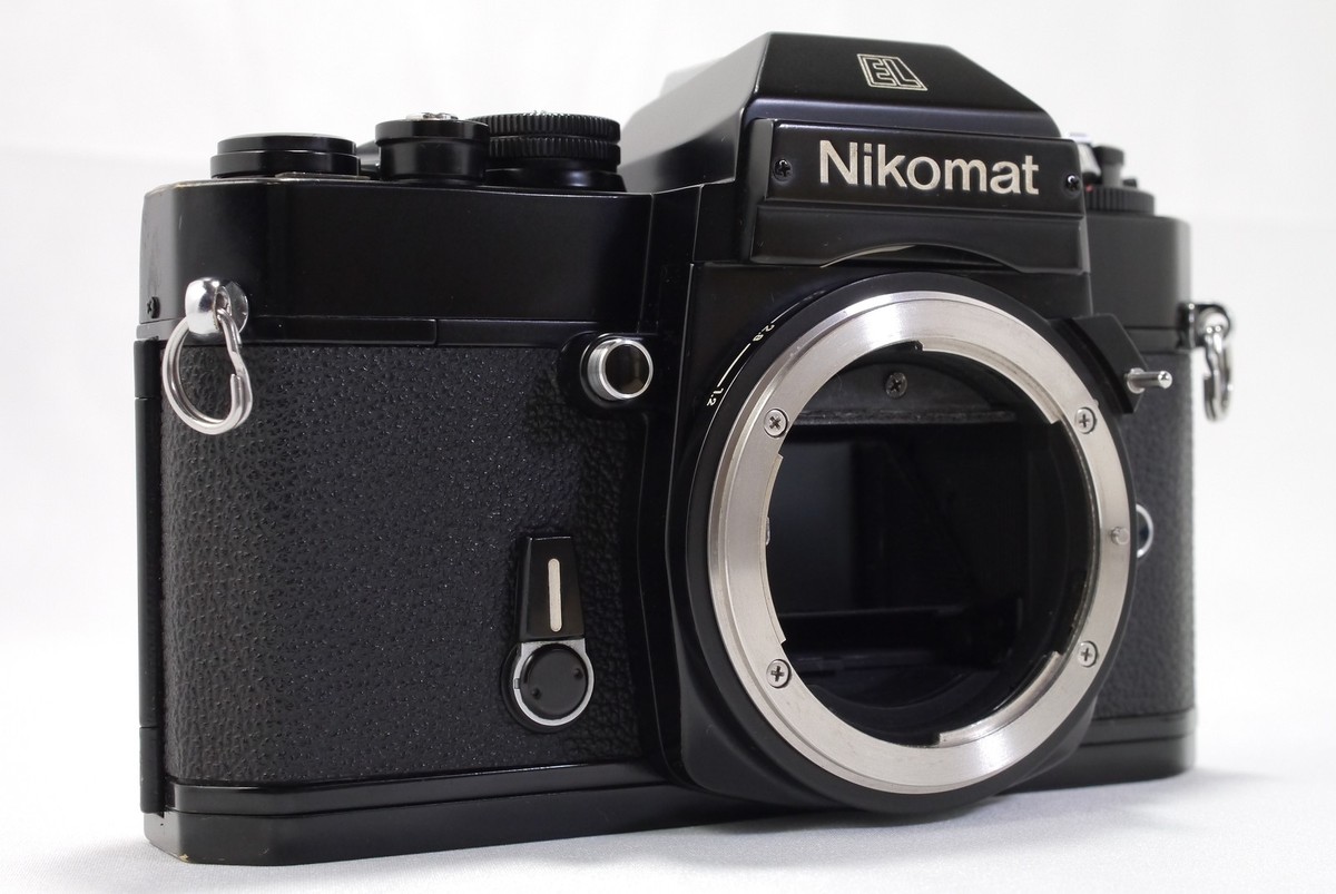 ⏯[Exc+5] Nikon Nikomat EL Black 35mm SLR w/ Zoom-Nikkor 43
