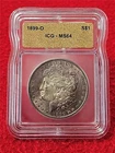 1899-O MORGAN SILVER DOLLAR  ICG  MS 64                                   #T1774