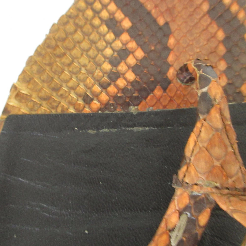 GUCCI Bamboo Python Leather Slingback Flat Sandal… - image 10