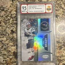 2018 Panini Certified Tom Brady Seal of Approval #2 Insert PCG 9.5 Patriots