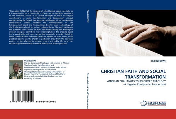 Christian Faith AND Social Transformation Olo Ndukwe-image
