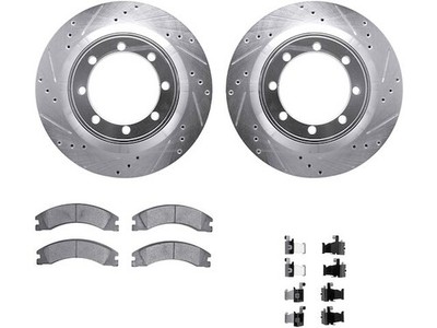 For Gulf Stream Montaj Brake Pad and Rotor Kit Dynamic Friction 11234KZJR