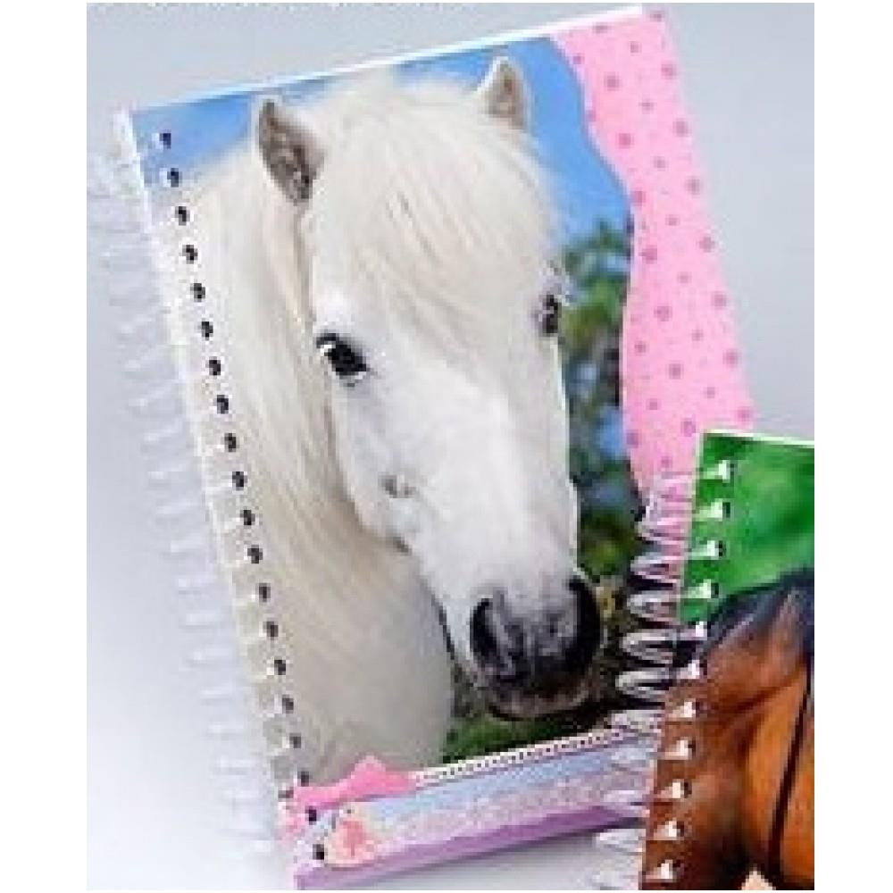 Horses Dreams Spiral Notebook by Depesche - White Horse