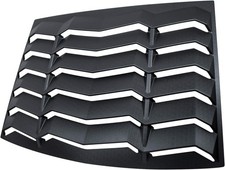 2005-2014 Rear Window Louvers Windshield Sun Shade Cover Lambo Style Matte Bl...