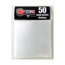 Devil Pig Kharnage Devil Pig Games 70mm x 70mm Clear Card Sleeves (50) New