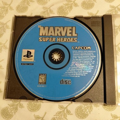 Marvel Super Heroes PS1 1997 Game Disc Only Sony Playstation 