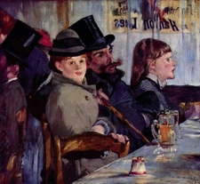 Cabaret in Reichshoffen by Manet Giclee Fine Art Print Reproduction on Canvas