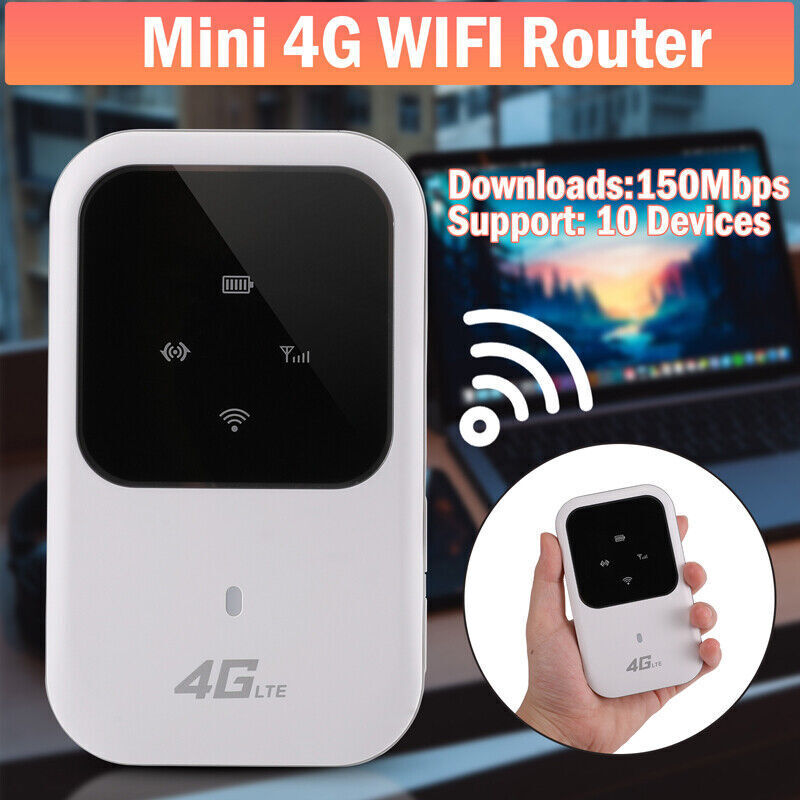 4G LTE WiFi Router Wireless Hotspot 150 Mbits WLAN Router SIM-Kartensteckplatz