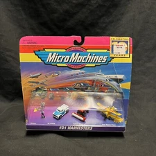 Micro Machines 31 Harvesters Galoob 1994 Plane Sealed