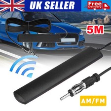 Car Interior Hidden Amplified Antenna Electronic Stereo AM/FM Radio Universal
