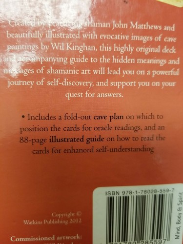 Libro de Cartas del Tarot del Sueño del Chamán John Mattews Wil Kinghan Guía de Sabiduría - Imagen 3 de 5