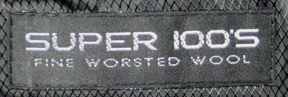 60 XL X-Long Mens Designer Calvin Klein 2 Button Wool Tuxedo Jacket Big & Tall - Image 4 of 4