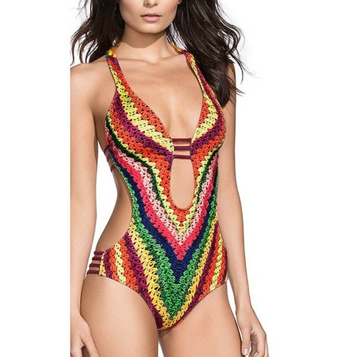 Sexy Womens High Waist Push-up Bikini Set Swimsuit Bathing Suit Swimwear Beach - Picture 5 of 24