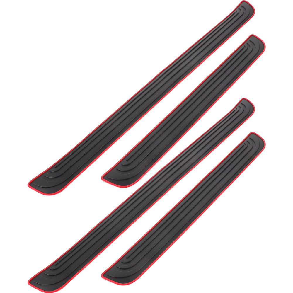 4pcs Door Sill Plate Protectors Car Door Threshold Strips Door Edge eBay