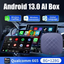CPC200-TBOX Bluetooth Wireless Carplay AI BOX Android Auto GPS TV Adapter 8+128G