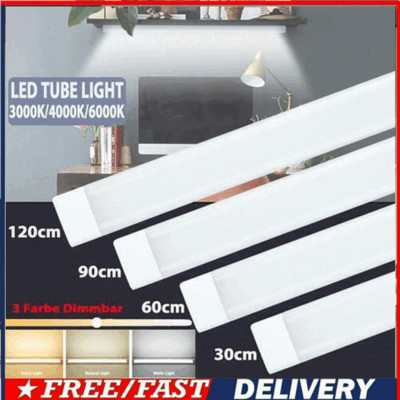 30/60/90/120/150cm LED Feuchtraumleuchte Röhre Wannenleuchte Deckenleuchte 230V