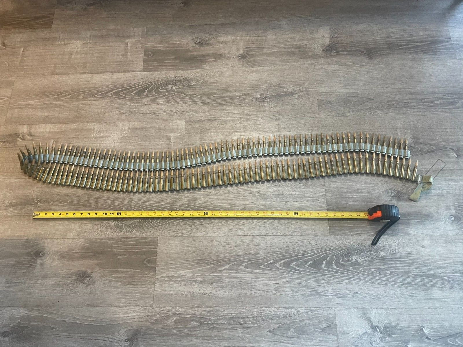 150 Fake Bullet Army Belt Bandolier Military Wood Amm… Gem