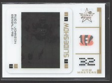 Rudi Johnson 2004 Leaf Rookies & Stars Slideshow View Masters # SN #/250 Bengals