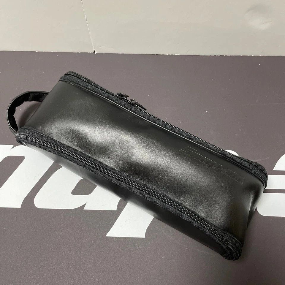 Snap-on leather tool bag black rare from JP Unused - Image 3 of 4
