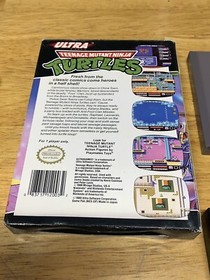 Teenage Mutant Ninja Turtles Nintendo NES scatola e cartuccia autentica TMNT funzionante