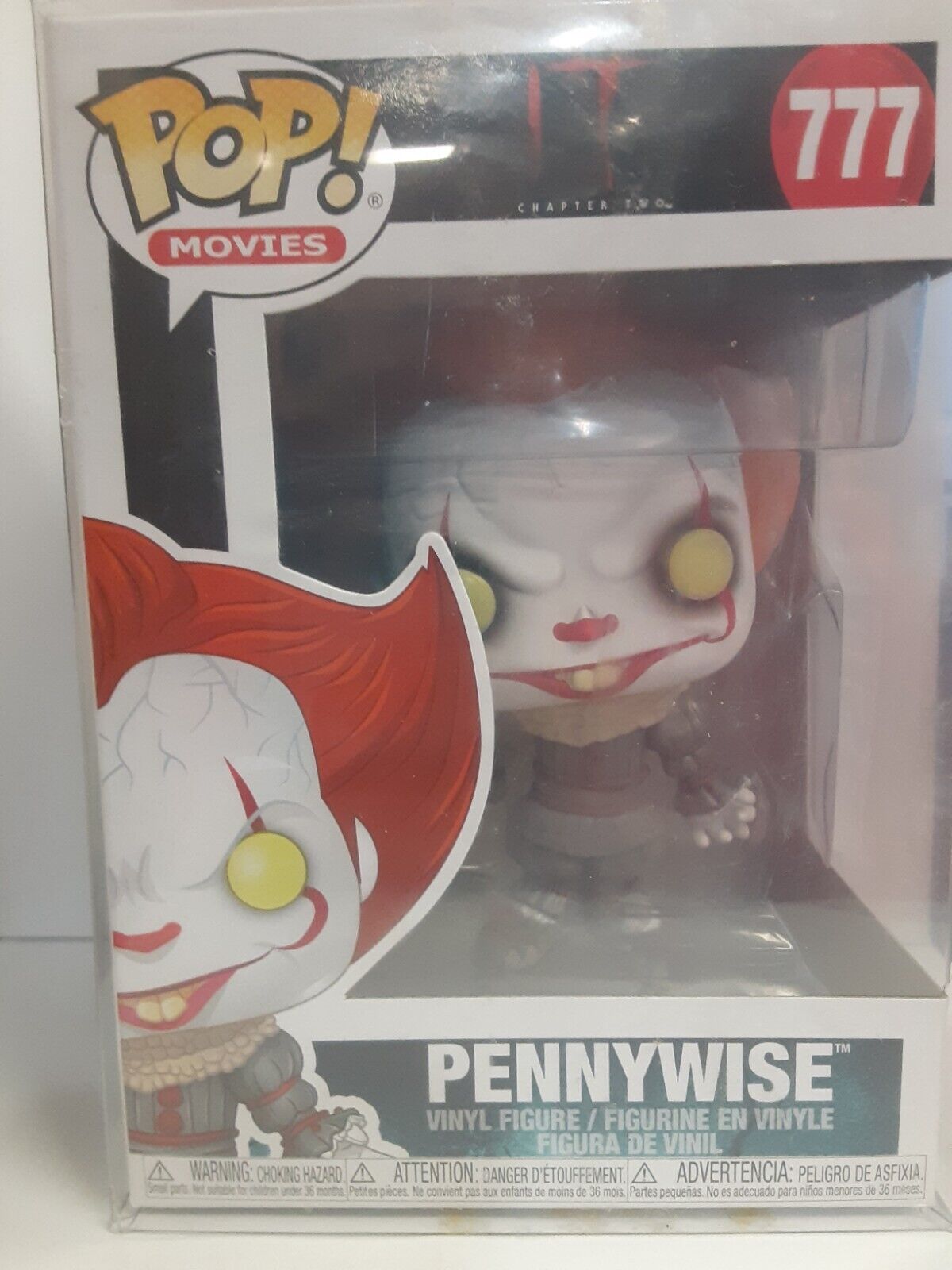 Funko Pop It 544 Pennywise With Wrought Iron Figure 3 1/2in Horror 