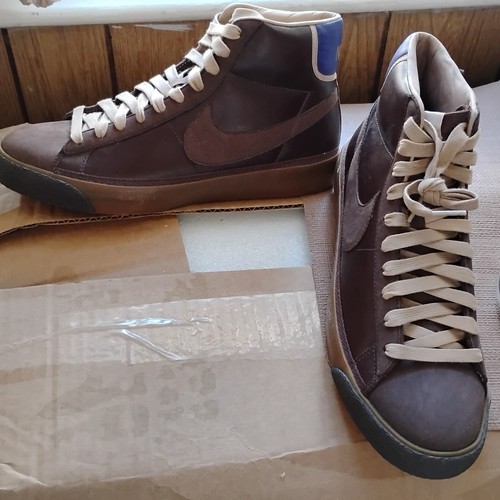 Nike Blazer Star High Premium 2006 Leather Shoes 313545-221 Blazer SB Brown - Picture 8 of 8