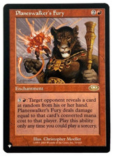 MTG Planeswalker's Fury The List - Planeshift 70/143 Rare, NM!