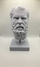 ROMAN SCULPTURE SOCRATES 7.3 INCH/185 MM, MUSEUM REPRODUCTION