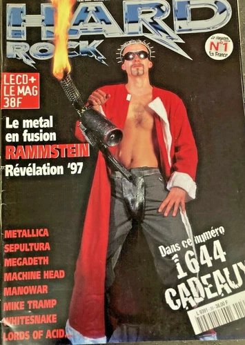 Hard rock magazine n°30, Rammstein, Metallica, Manowar, Whitesnake, Machine Head