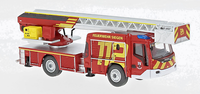 Brekina PCX871080 Magirus M32L-AS N.B., Leiterwagen Feuerwehr Siegen, Neu 2024
