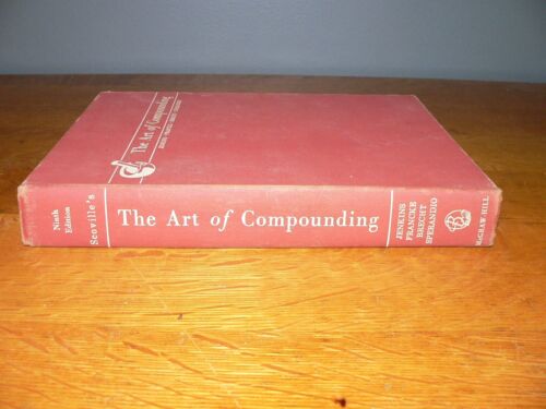 Vintage 1957 The Art of Compounding 9th Edition Hardcover Pharmacology Book - Picture 2 of 8